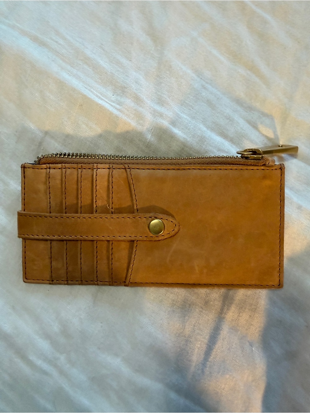Margot New York Cognac Leather Wallet – Distressed